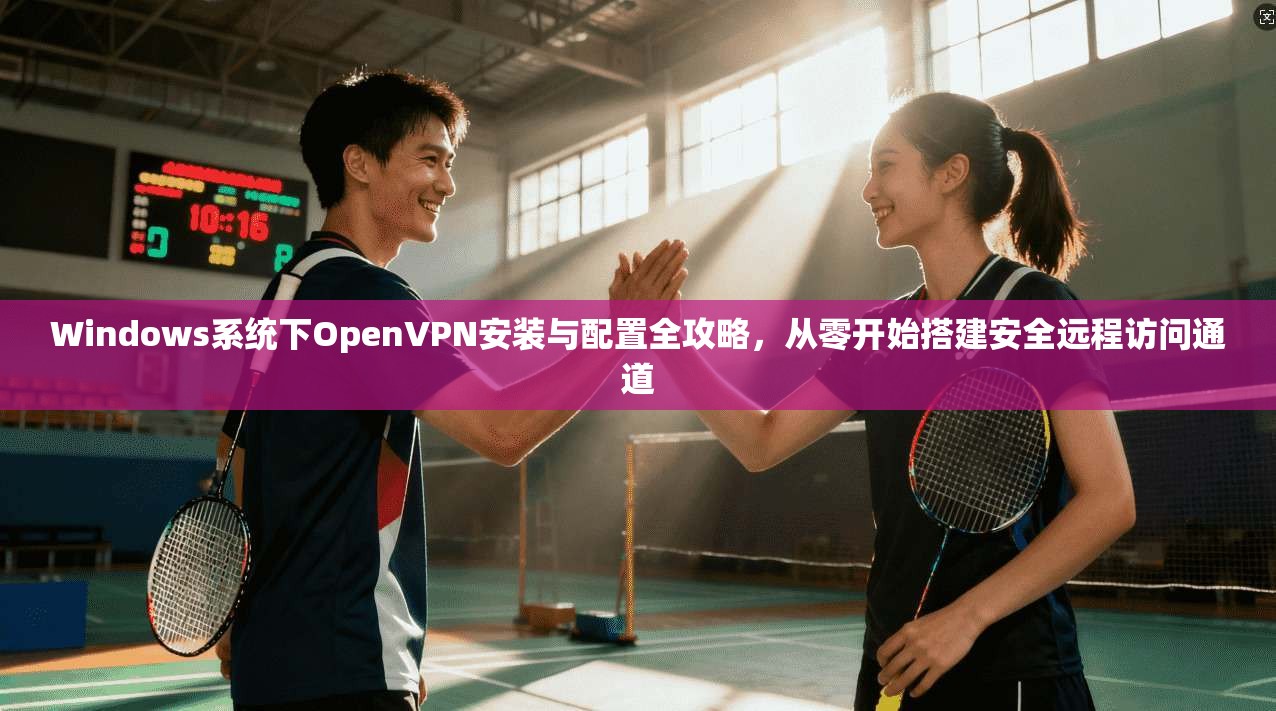 Windows系统下OpenVPN安装与配置全攻略，从零开始搭建安全远程访问通道