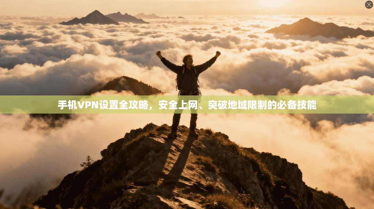 手机VPN设置全攻略，安全上网、突破地域限制的必备技能