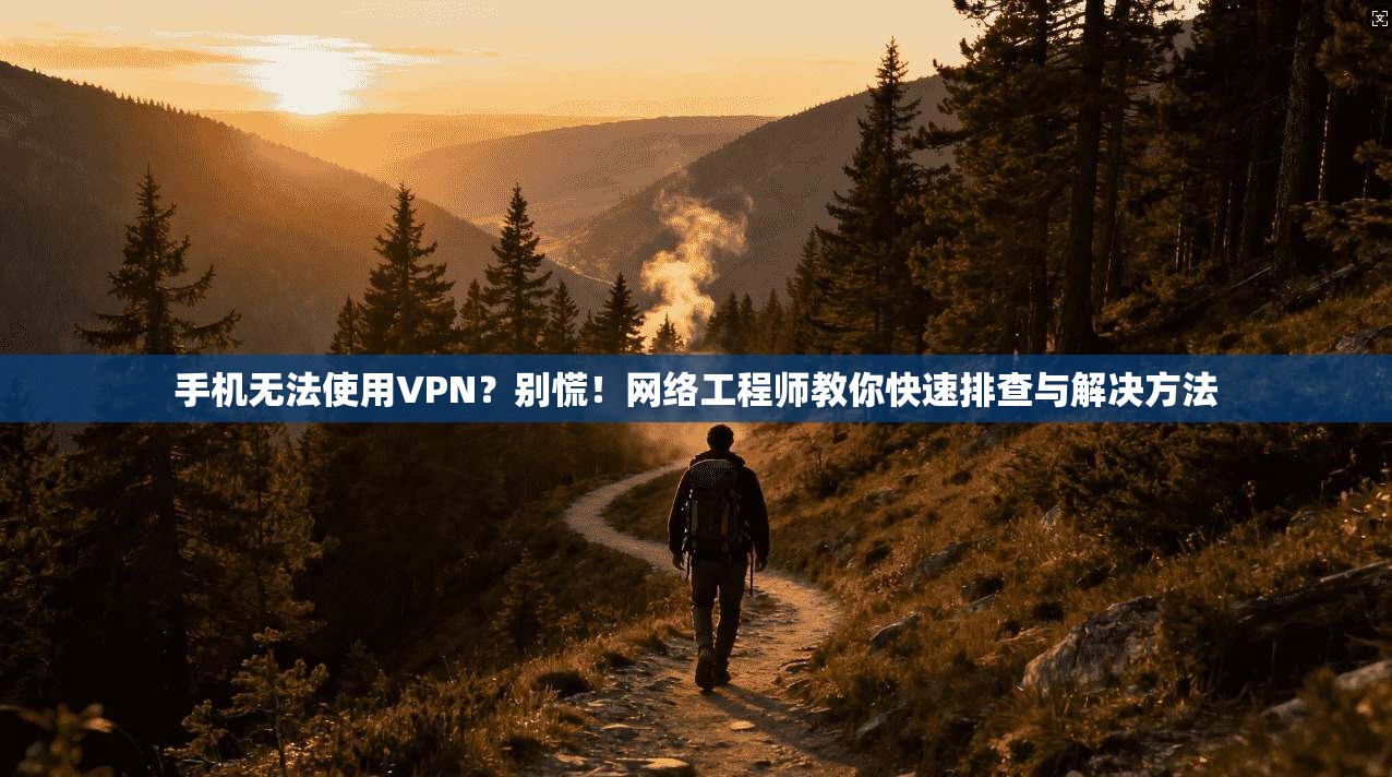 手机无法使用VPN？别慌！网络工程师教你快速排查与解决方法