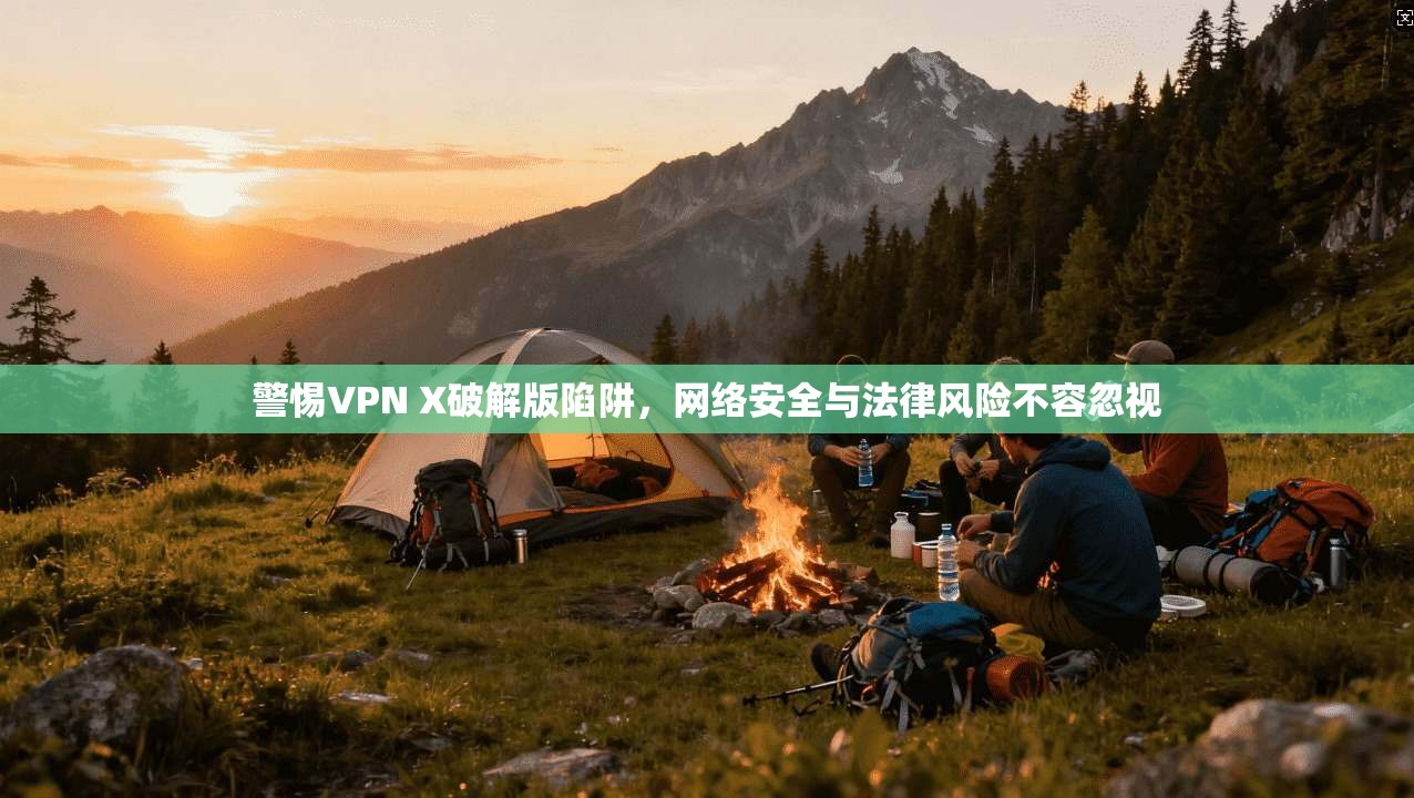警惕VPN X破解版陷阱，网络安全与法律风险不容忽视