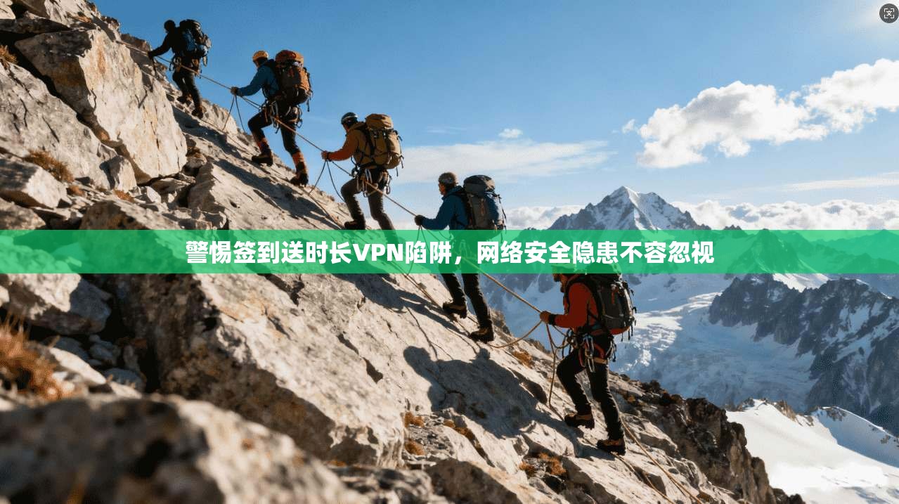 警惕签到送时长VPN陷阱,网络安全隐患不容忽视