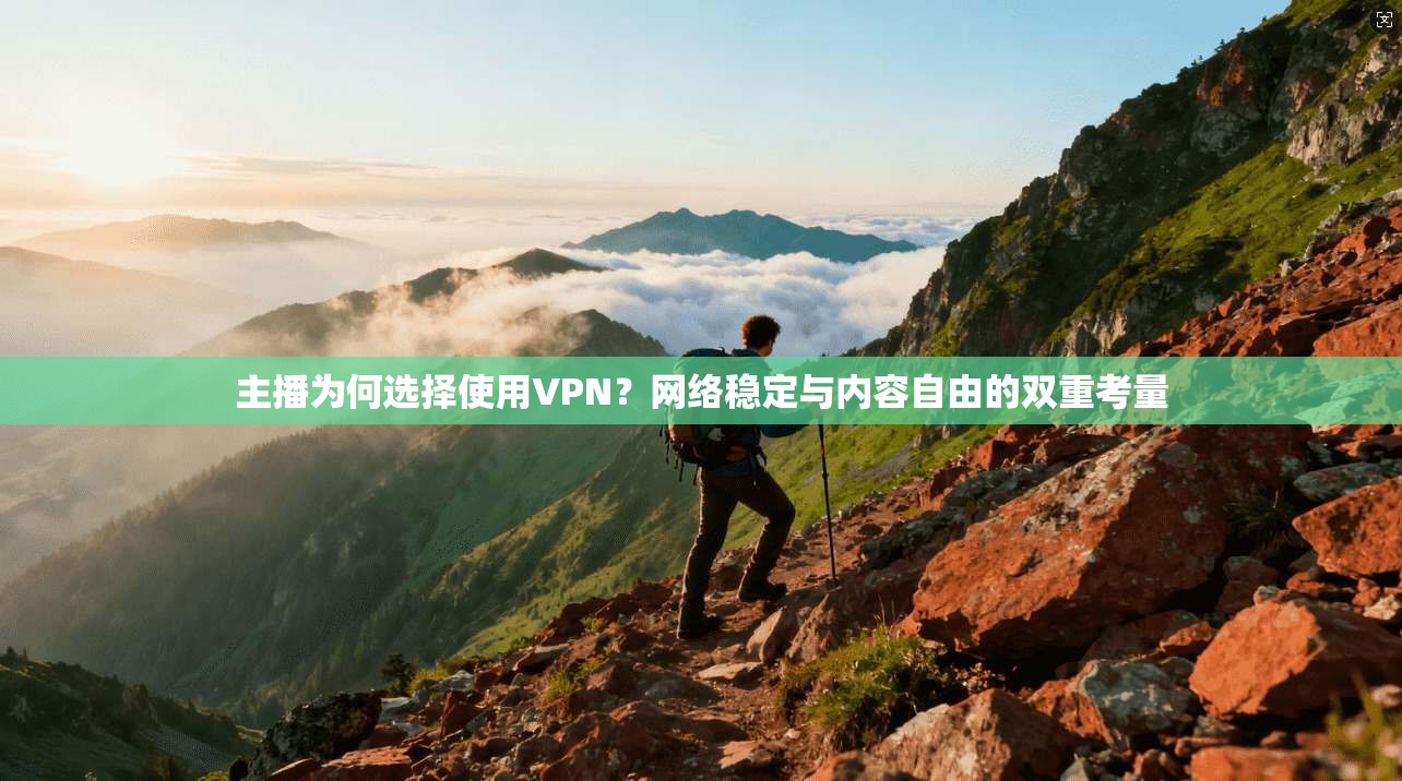 主播为何选择使用VPN？网络稳定与内容自由的双重考量