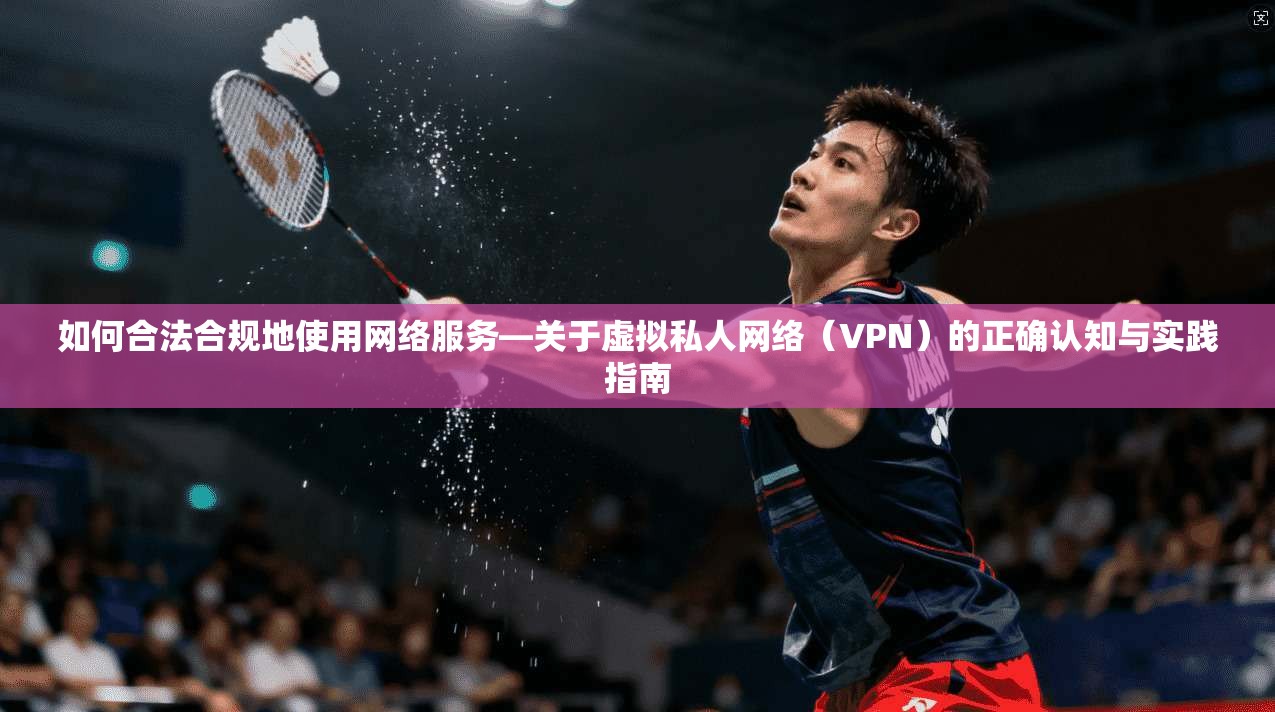 如何合法合规地使用网络服务—关于虚拟私人网络（VPN）的正确认知与实践指南