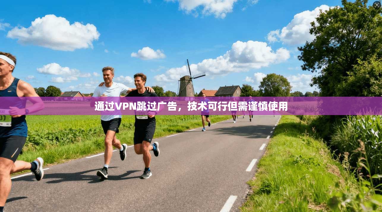 通过VPN跳过广告，技术可行但需谨慎使用