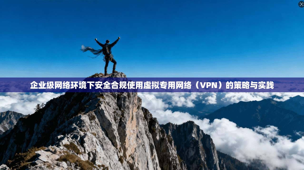 企业级网络环境下安全合规使用虚拟专用网络（VPN）的策略与实践