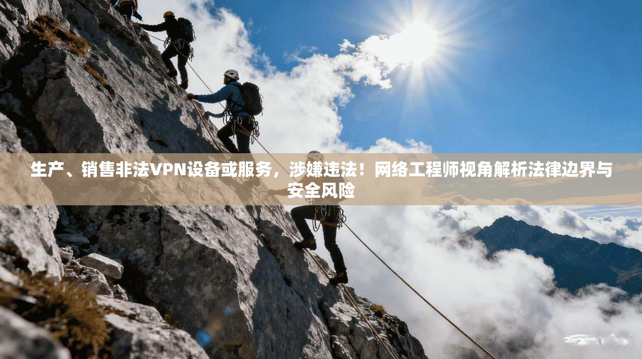 生产、销售非法VPN设备或服务，涉嫌违法！网络工程师视角解析法律边界与安全风险