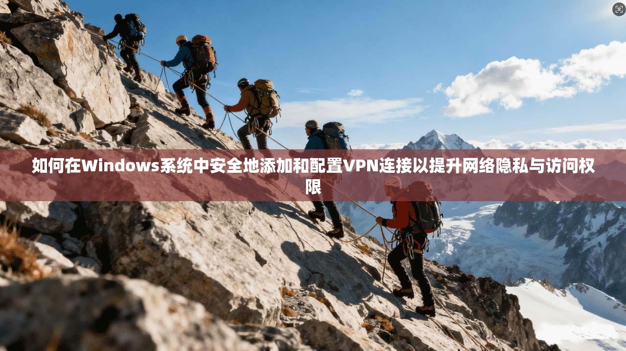 如何在Windows系统中安全地添加和配置VPN连接以提升网络隐私与访问权限