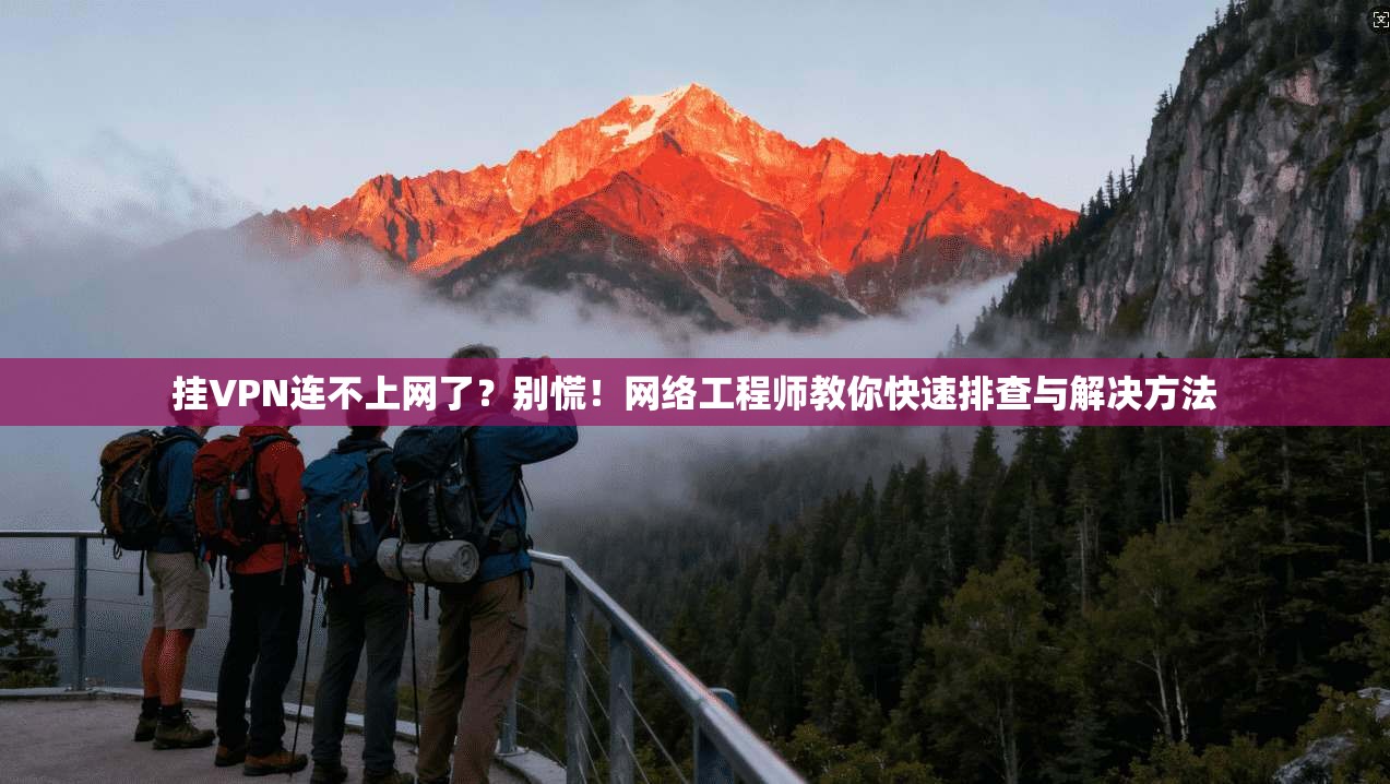 挂VPN连不上网了？别慌！网络工程师教你快速排查与解决方法