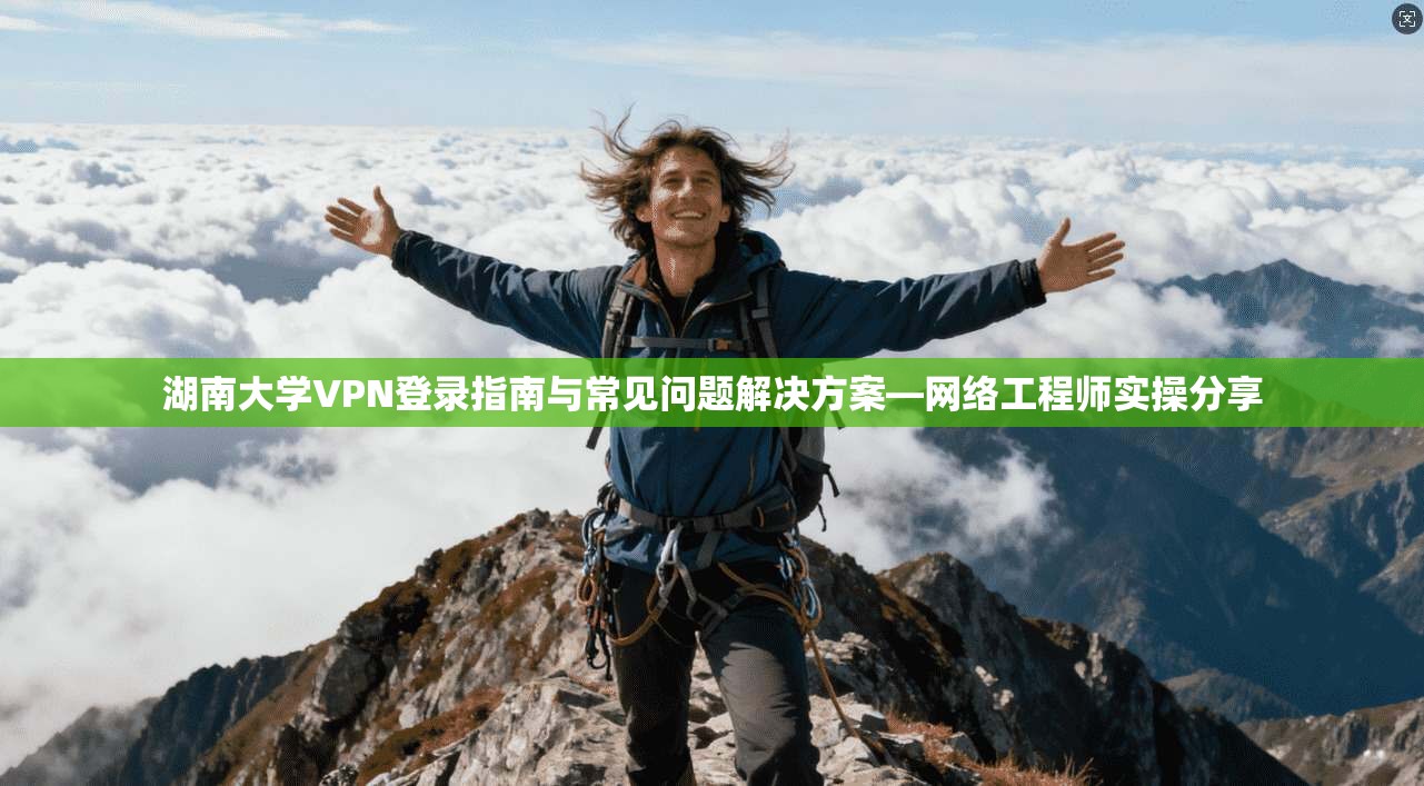 湖南大学VPN登录指南与常见问题解决方案—网络工程师实操分享