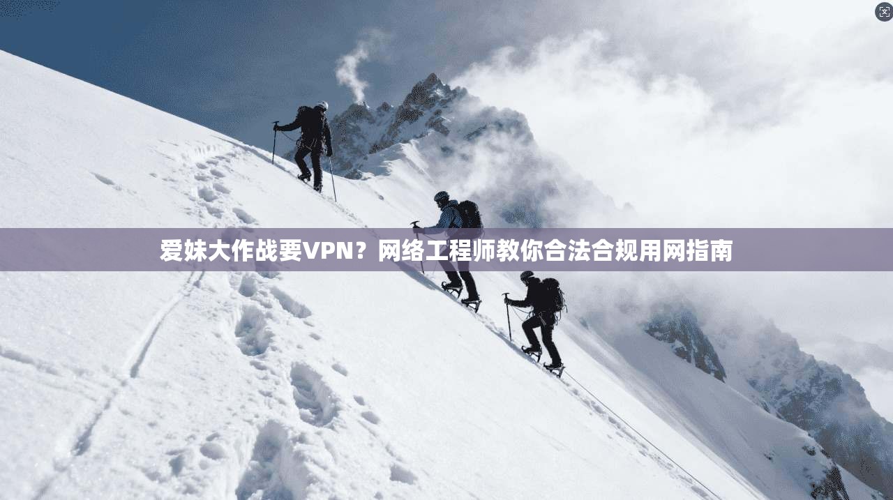 爱妹大作战要VPN？网络工程师教你合法合规用网指南