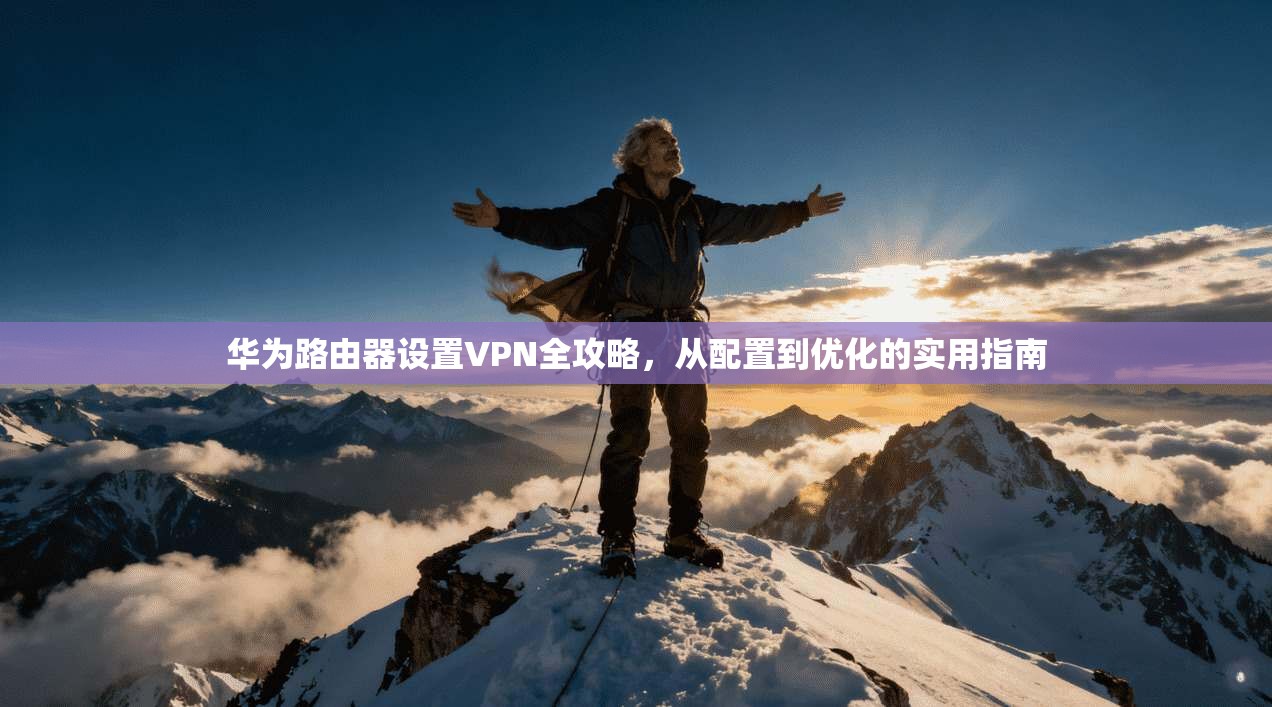 华为路由器设置VPN全攻略，从配置到优化的实用指南