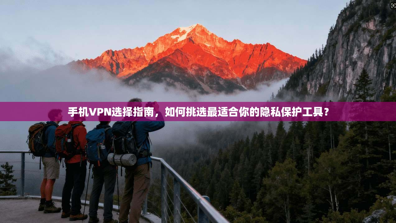 手机VPN选择指南，如何挑选最适合你的隐私保护工具？