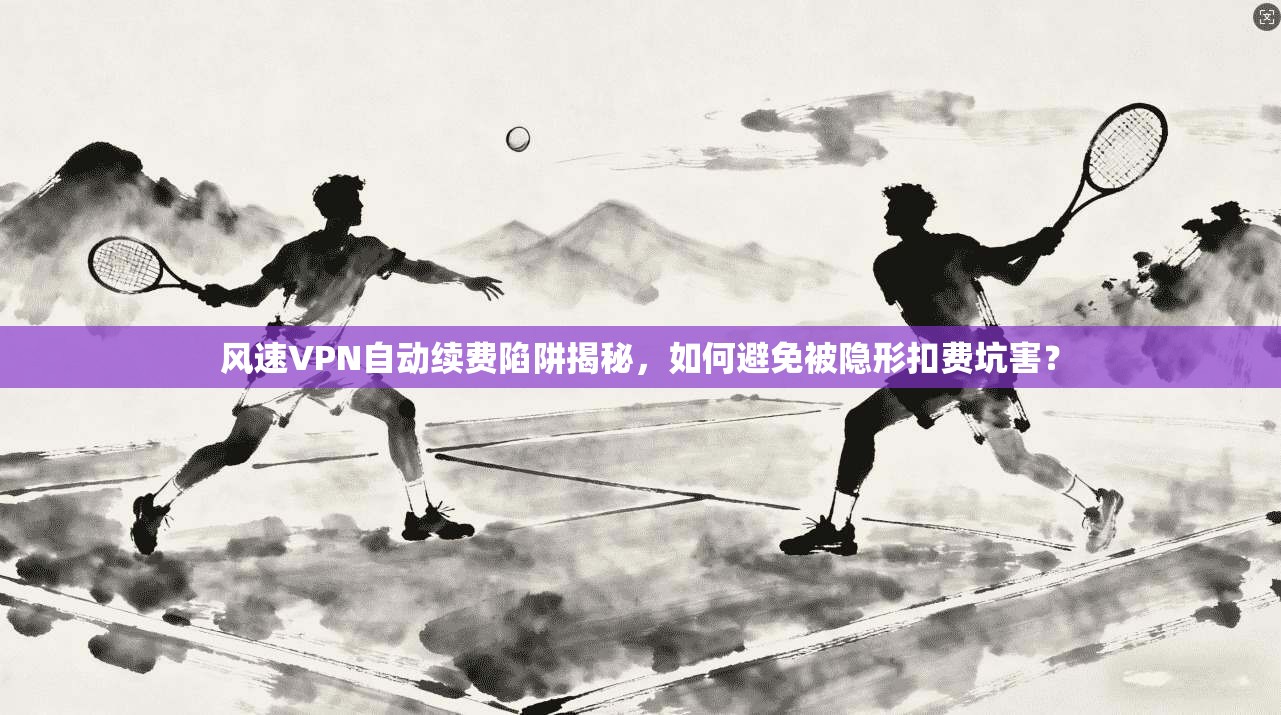 风速VPN自动续费陷阱揭秘,如何避免被隐形扣费坑害?