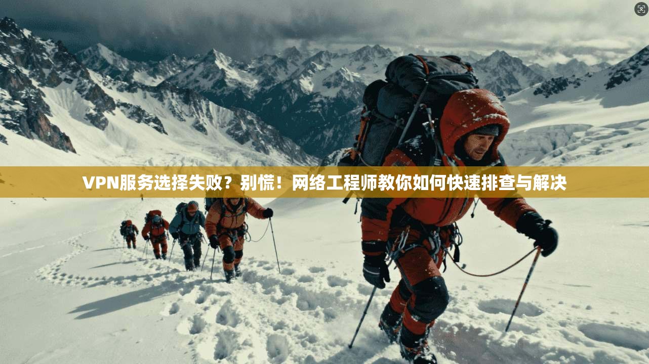 VPN服务选择失败？别慌！网络工程师教你如何快速排查与解决