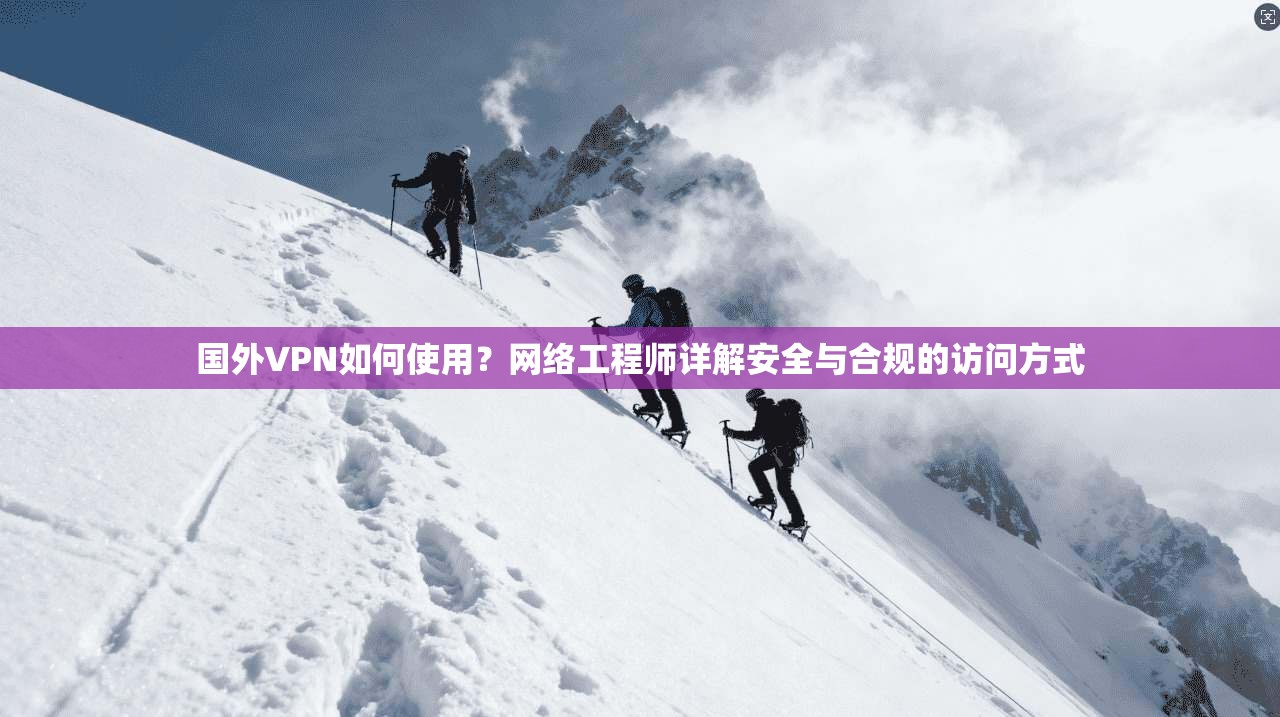 国外VPN如何使用?网络工程师详解安全与合规的访问方式