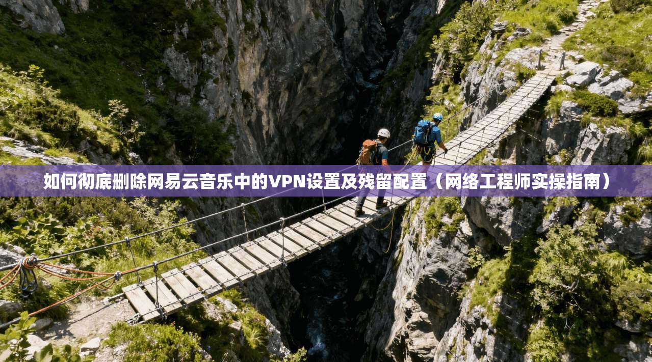 如何彻底删除网易云音乐中的VPN设置及残留配置（网络工程师实操指南）
