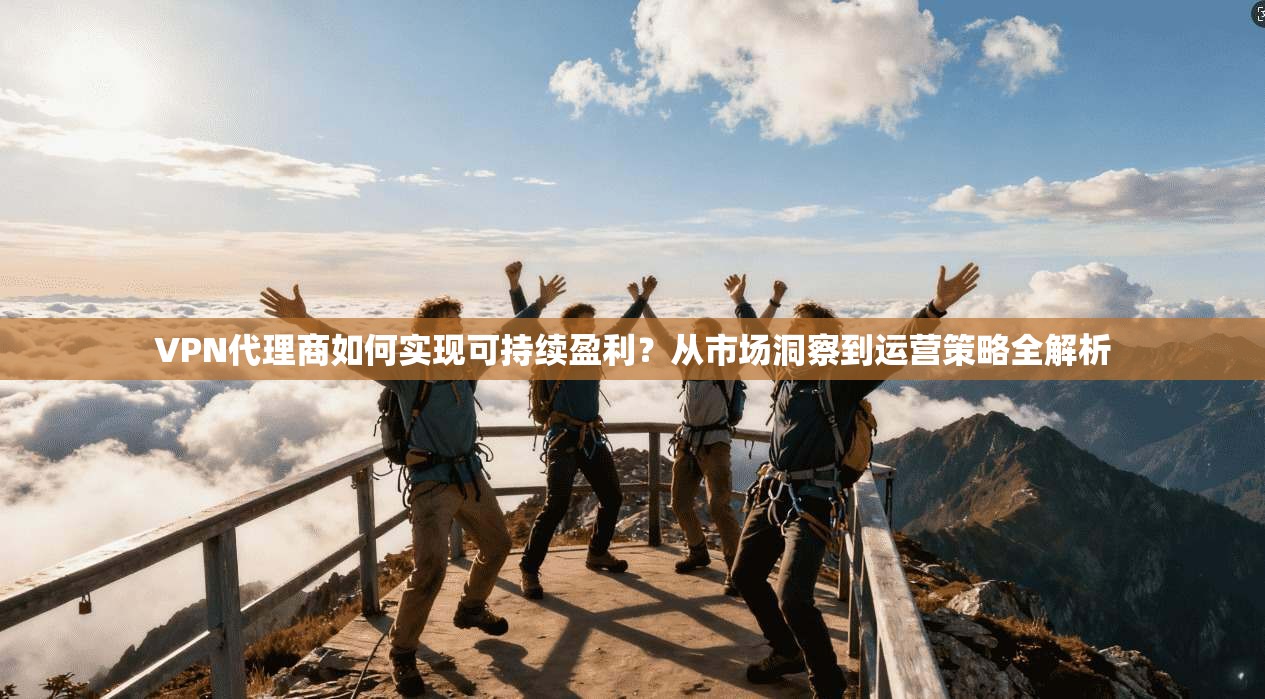 VPN代理商如何实现可持续盈利？从市场洞察到运营策略全解析