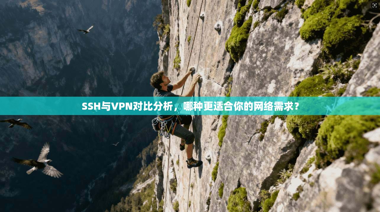 SSH与VPN对比分析,哪种更适合你的网络需求?