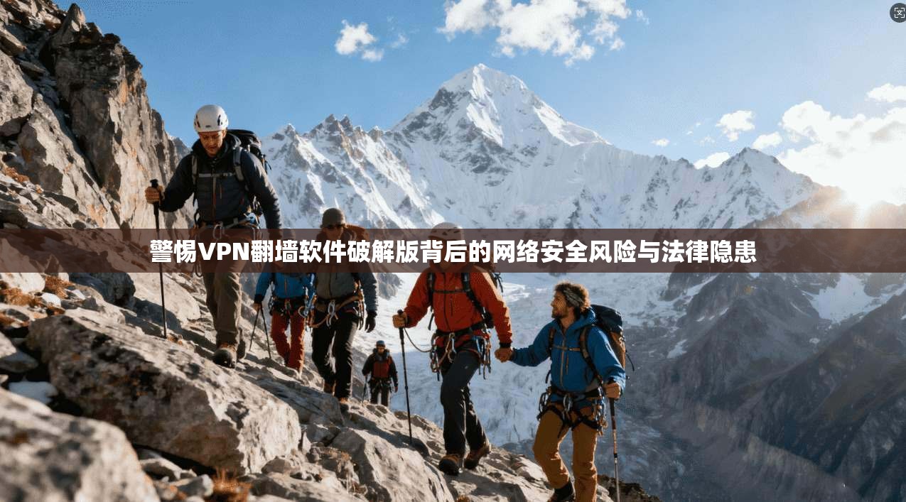 警惕VPN翻墙软件破解版背后的网络安全风险与法律隐患