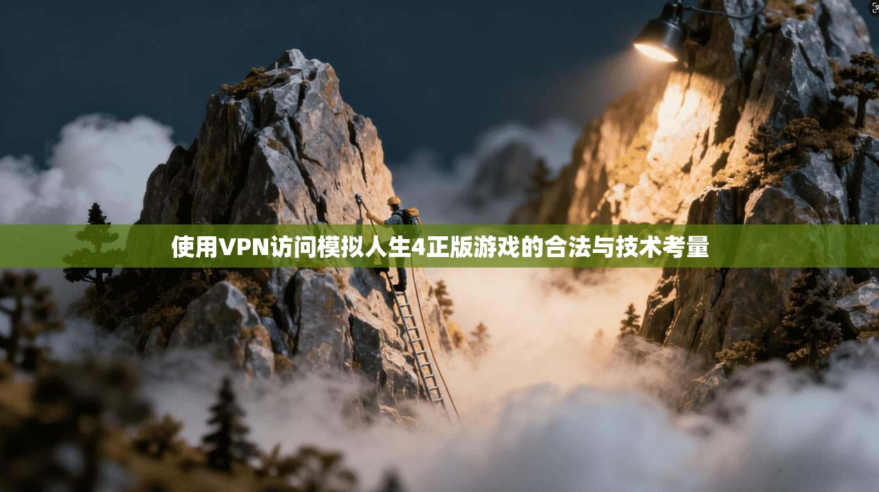 使用VPN访问模拟人生4正版游戏的合法与技术考量