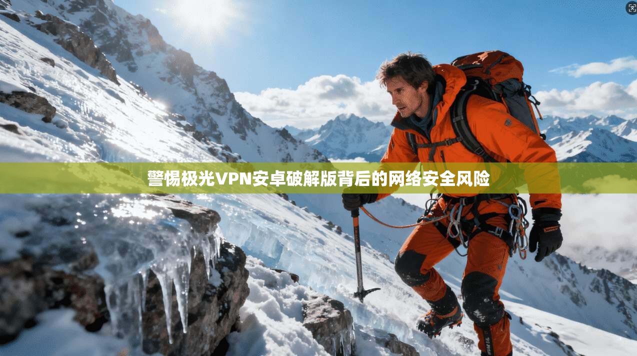 警惕极光VPN安卓破解版背后的网络安全风险